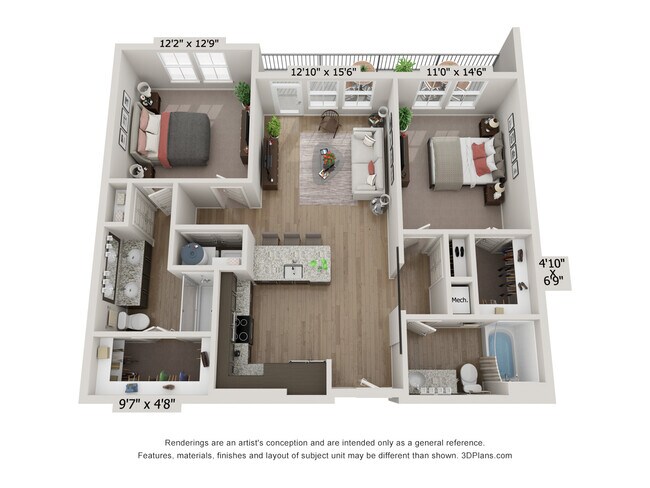 B2 - Carolina 2207 floor plan